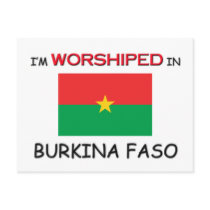 I'm Worshiped In BURKINA FASO postcards