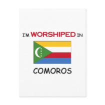 I'm Worshiped In COMOROS postcards