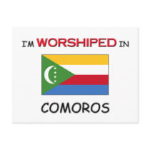 I'm Worshiped In COMOROS postcards