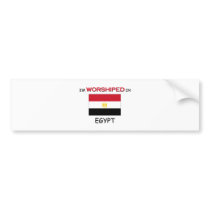 I'm Worshiped In EGYPT bumper stickers