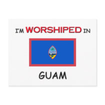 I'm Worshiped In GUAM postcards