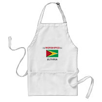I'm Worshiped In GUYANA aprons