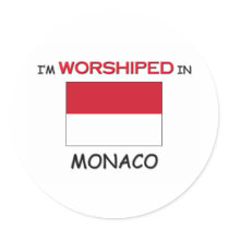 I'm Worshiped In MONACO stickers