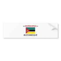 I'm Worshiped In MOZAMBIQUE bumper stickers by flagshirt I'm Worshiped In MOZAMBIQUE bumper stickers