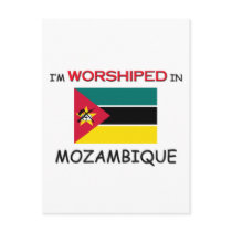 I'm Worshiped In MOZAMBIQUE postcards by flagshirt I'm Worshiped In MOZAMBIQUE postcards
