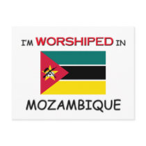 I'm Worshiped In MOZAMBIQUE postcards by flagshirt I'm Worshiped In MOZAMBIQUE postcards