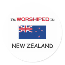I'm Worshiped In NEW ZEALAND stickers by flagshirt I'm Worshiped In NEW ZEALAND stickers