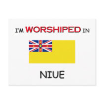 I'm Worshiped In NIUE postcards