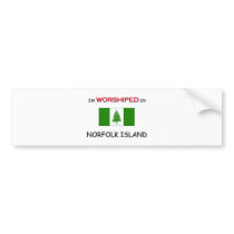 I'm Worshiped In NORFOLK ISLAND bumper stickers