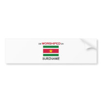 I'm Worshiped In SURINAME bumper stickers