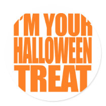I'm your Halloween Treat Costume Sticker