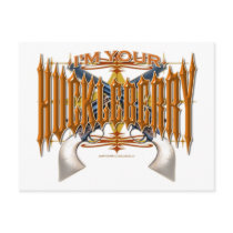 I'm Your Huckleberry postcards