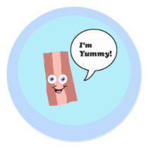 I'm Yummy Bacon  Sticker stickers