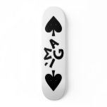 I'ma G "Spades" Deck (White) skateboards