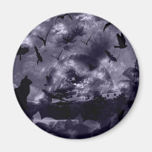 Imabari castle and flower and bird fridge magnets