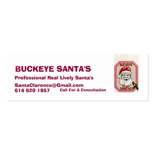 image0-20, BUCKEYE SANTA'S, Professional Real L... Business Card Templates (front side)