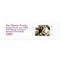 image0-6, The Obama Family, Thanks You for your... profile cards