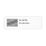 Image and Text Custom Return Address Labels