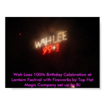 Image-DCCDBE554B6811D9, Wah Lees 100th Birthday... posters by BarryWahLee Image-DCCDBE554B6811D9, Wah Lees 100th Birthday... posters