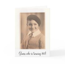 image, Guess who is turning 80! cards