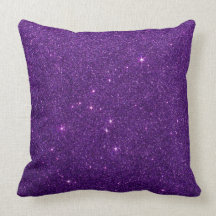Image of Bright Purple Glitter Pillows