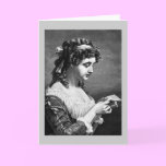 Image of Victorian Woman Greeting Card cards
