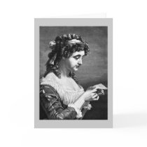 Image of Victorian Woman Greeting Card