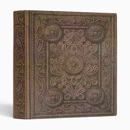 Image of Vintage Decorative Book Cover Binder Zazzle