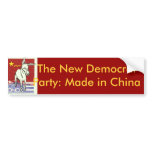 image, The New Democrat Party: Made in China Bumper Stickers