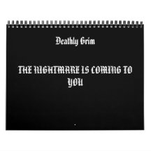 ImagePlaceholder,  , Deathly Grim , THE NIGHTMA... Wall Calendar