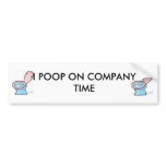 images, images, I POOP ON COMPANY TIME Bumper Sticker