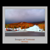 Images of Vermont - Snowliage posters