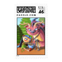 Imaginary Friend postage by HeatherIhn Imaginary Friend postage
