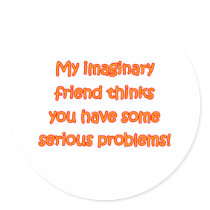 Imaginary Friend stickers