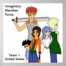 ImaginaryMemberForce Team 1 United States Poster