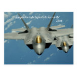 Imagination is the highest kite one can fly postcard