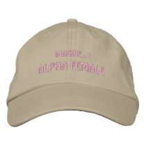 IMAGINE...7, ALPHA FEMALE BASEBALL CAP