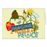 Imagine a World in Peace Card