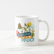 Imagine a World in Peace Mugs