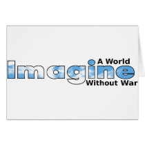 Imagine a World Without War cards