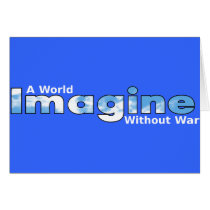 Imagine a World Without War cards