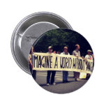 Imagine a World Without War buttons