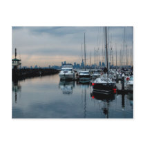 Stellen Sie sich an Brighton-Hafen vor postkarten