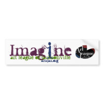 Imagine Bumpersticker by ArtsPatron Imagine Bumpersticker