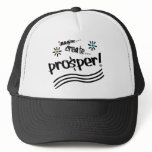 Imagine , Create, Prosper! With Hearts and Swirls Trucker Hat Imagine , Create, Prosper! With Hearts and Swirls Trucker Hat