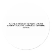 Imagine Imaginary Menagerie (Tongue Twister) stickers