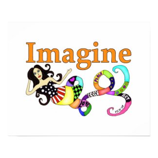 Imagine Mermaid Art Print