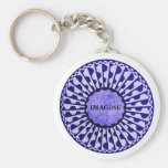 Imagine Mosaic, Strawberry Fields, Central Park 01 Key Chains