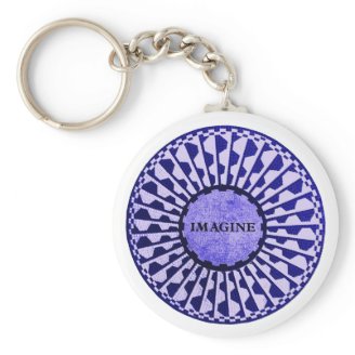 Imagine Mosaic, Strawberry Fields, Central Park 01 Key Chains
