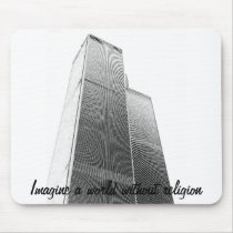 Imagine Mouse Pad mousepads by CharlotteAtheists Imagine Mouse Pad mousepads